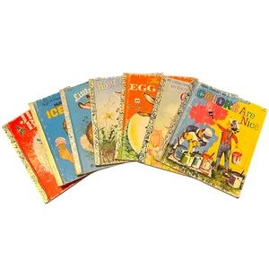 VTG GOLDEN BOOKS.  Assorted stories 7 books in all.
